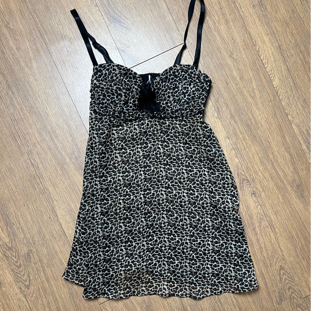 Vintage Leopard Print Women's Intimate top